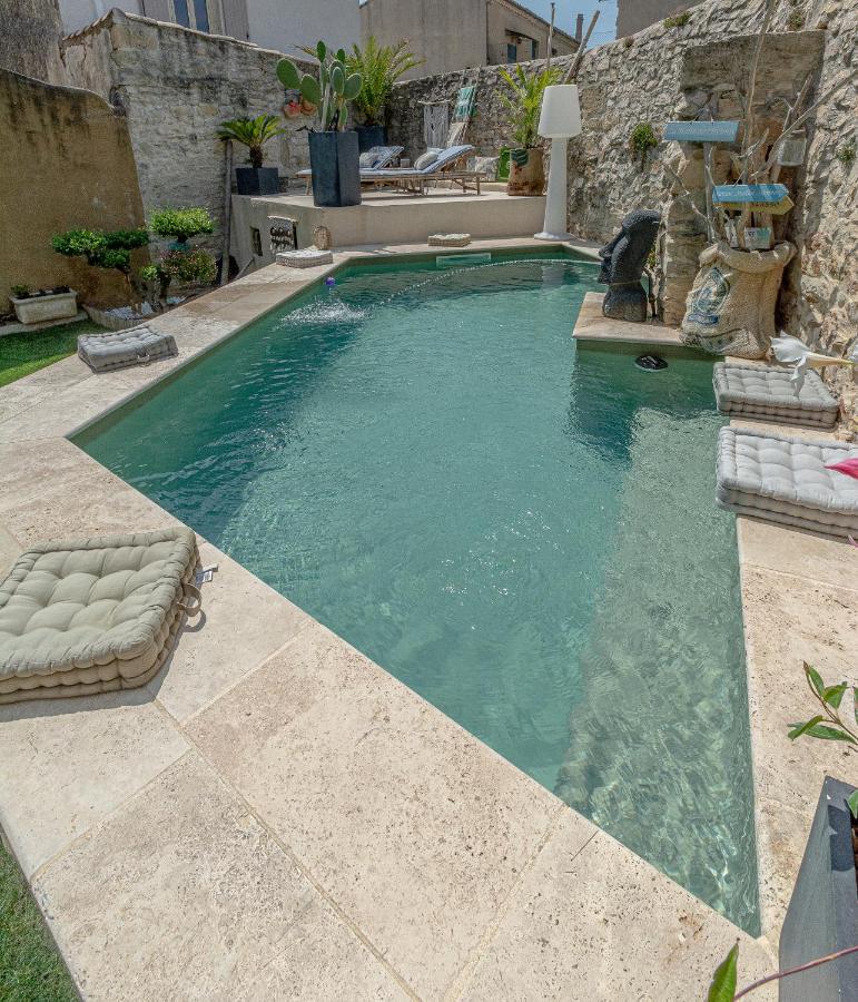 Le Baratier - Demeure De Charme Sauna & Piscine Calvisson Bagian luar foto
